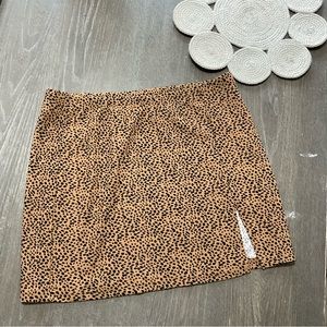 3/$30 SHEIN Animal Print Mini Skirt Womens Size XL
